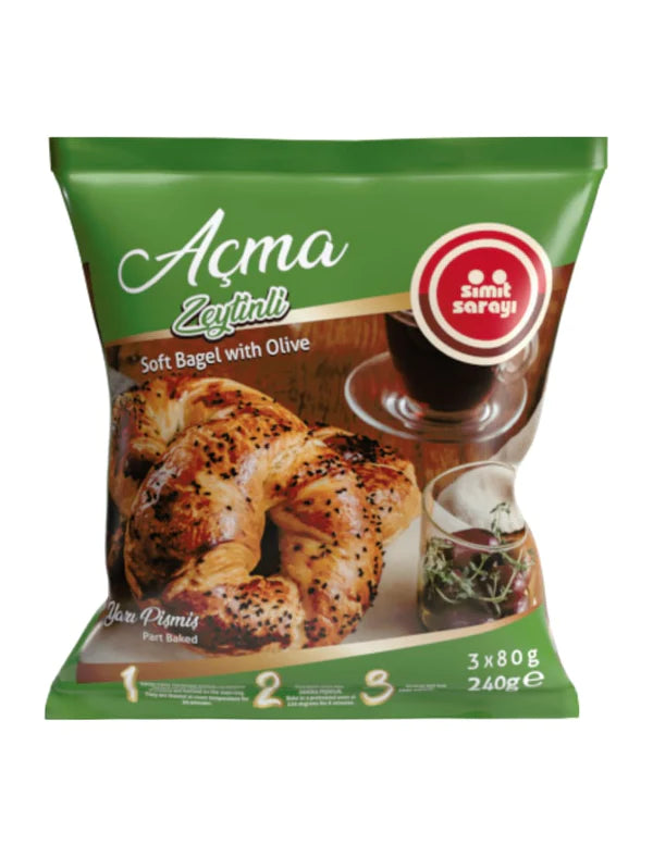 Simit Sarayi Bagelbroodjes met Olijven 240g