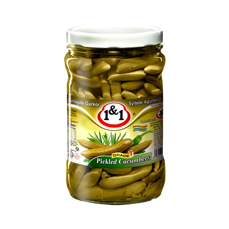 1&1 Gherkins 670g