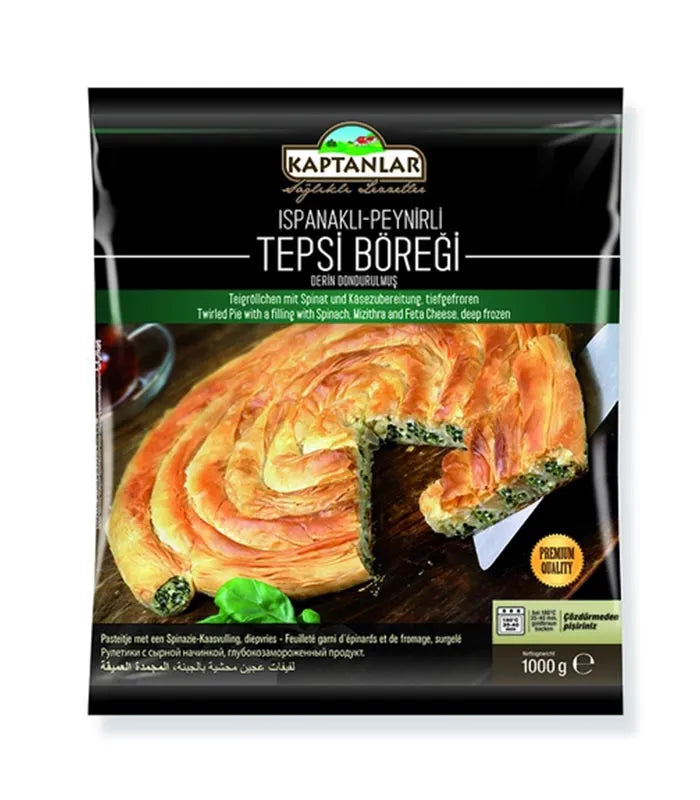 Kaptanlar Ispanakli Peynirli Tepsi Boregi 1000g
