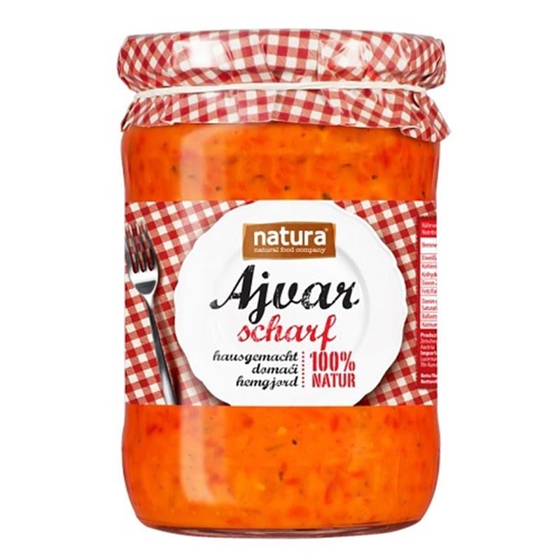 Natura Ajvar Pittig 580ml