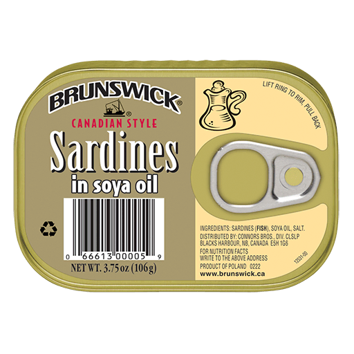 Brunswick Sardines &amp; Soybean Oil 106