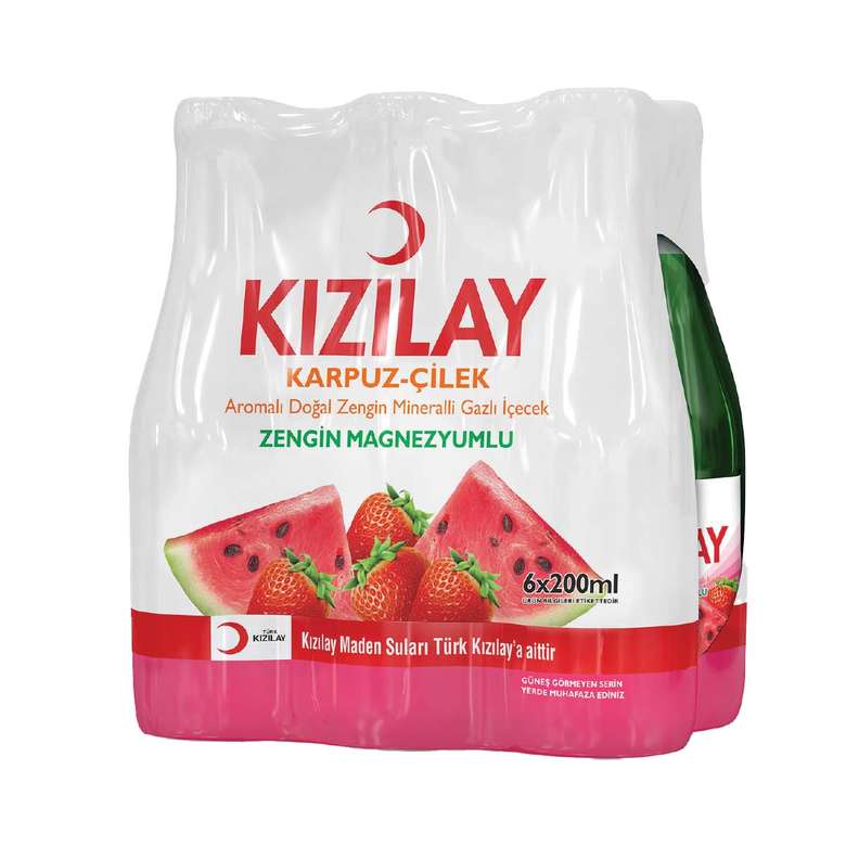 Kızılay Karpuz-Çilek 6x200ml