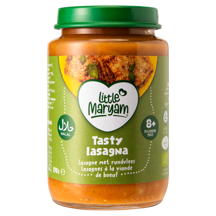 Little Maryam Tasty Lasagna 190g 8+ maanden