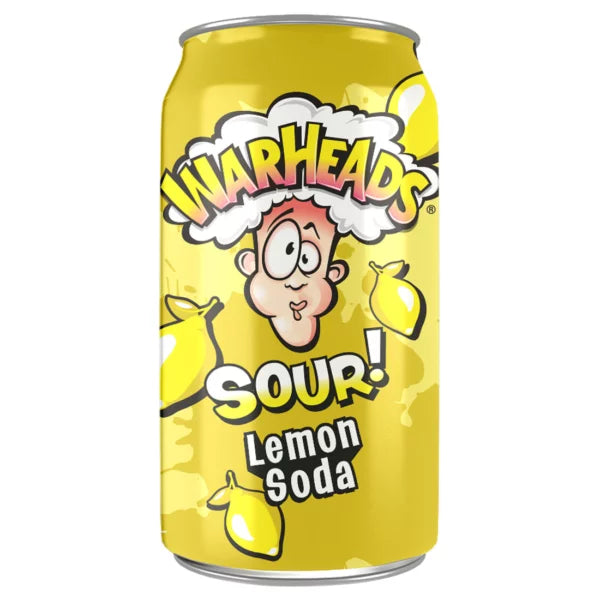 Warheads Sour Lemon Soda 355ml