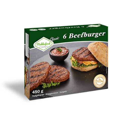 Mekkafood Beefburger 6'lı 450g