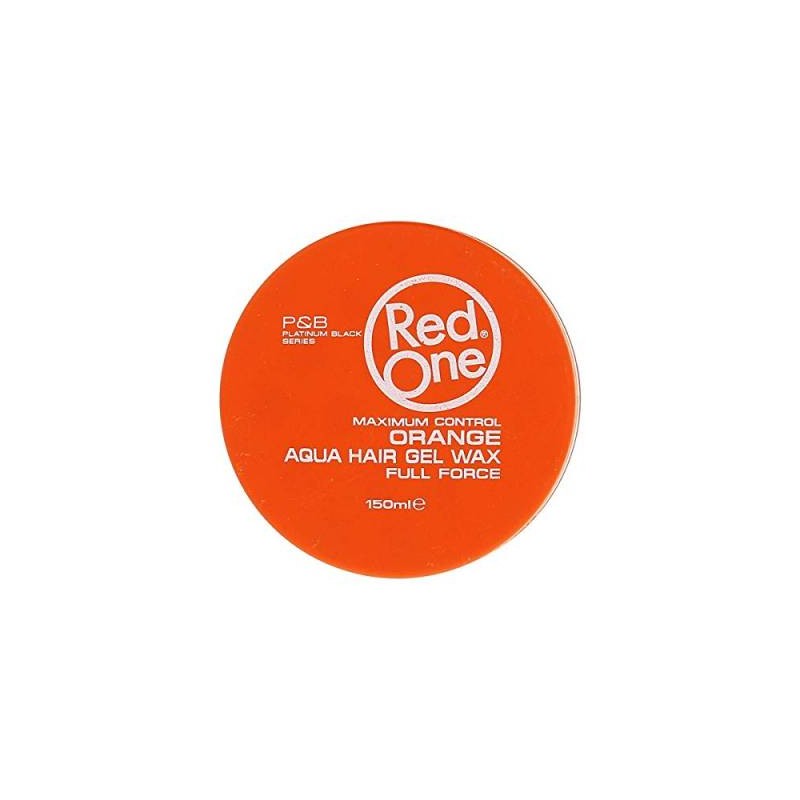 Red One Aqua Hair Wax Orange 150ml