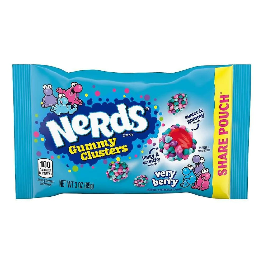 Nerds Gummy Clusters Very Berry 85g