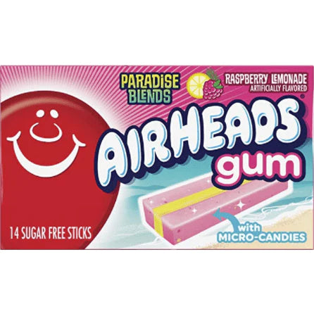 Air Heads Gum Raspberry Lemonade