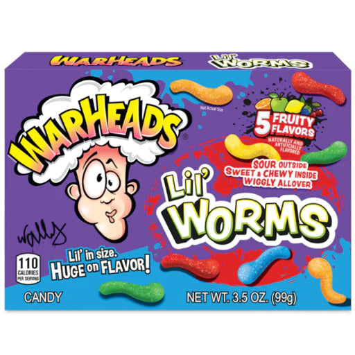 Warheads Lil Worms 99g