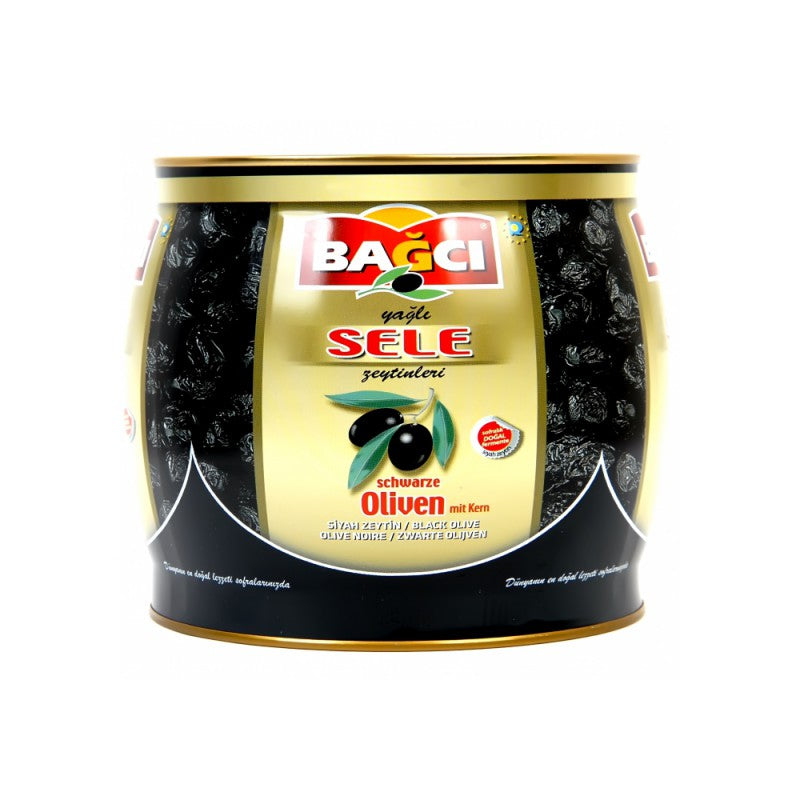 Bagci Sele Zwarte Olijven 1.5kg