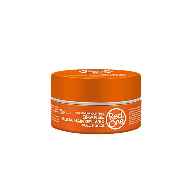 Red One Aqua Hair Wax Orange 150ml