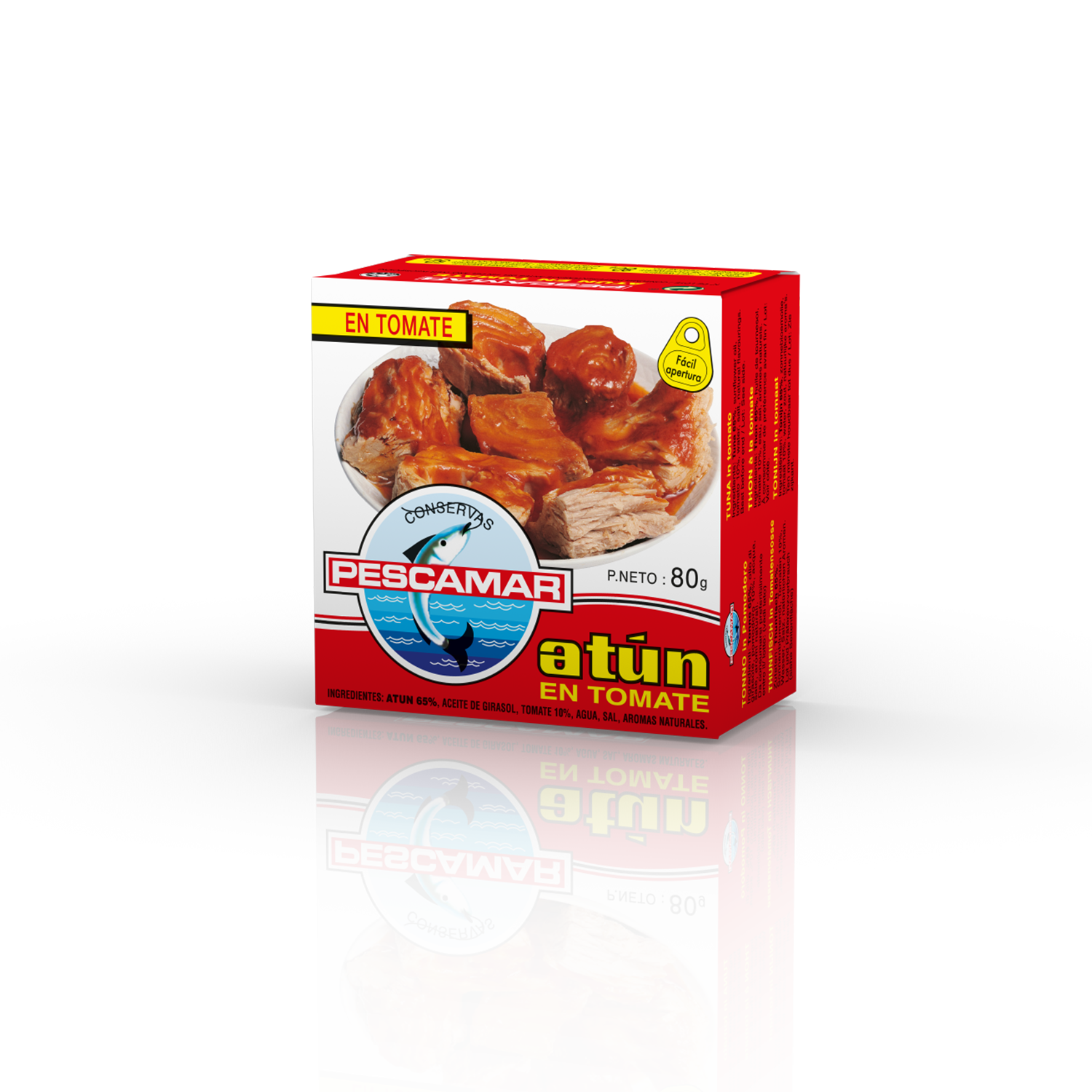 Pescamar Tonijn & Tomatensaus 80g