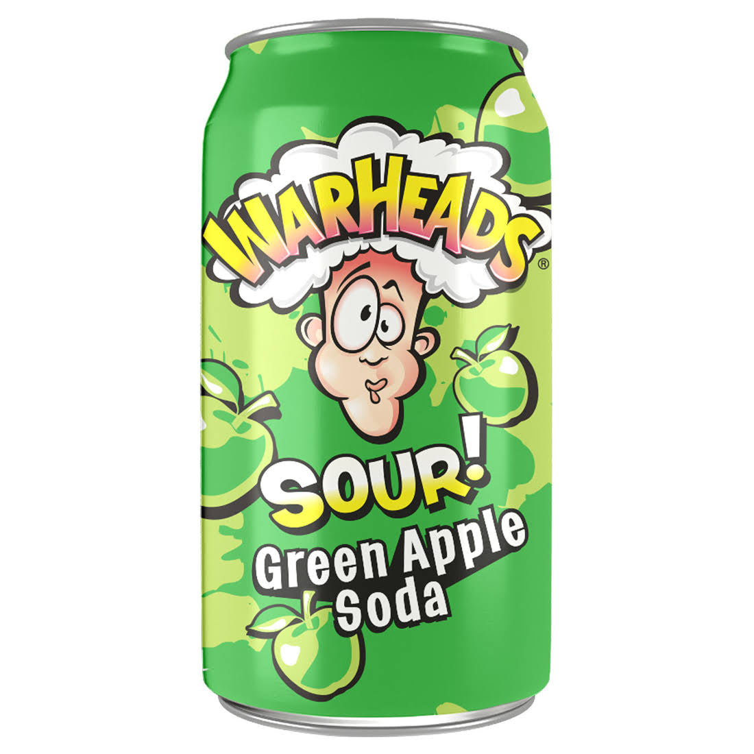 Warheads Green Apple Soda 355ml