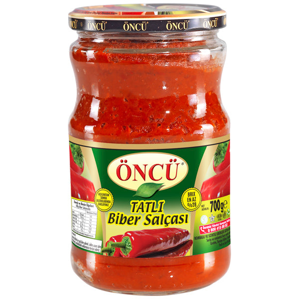 Oncu Tatli Biber Salcasi 700g