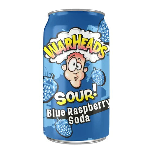 Warheads Sour Blue Ahududu Soda 355ml