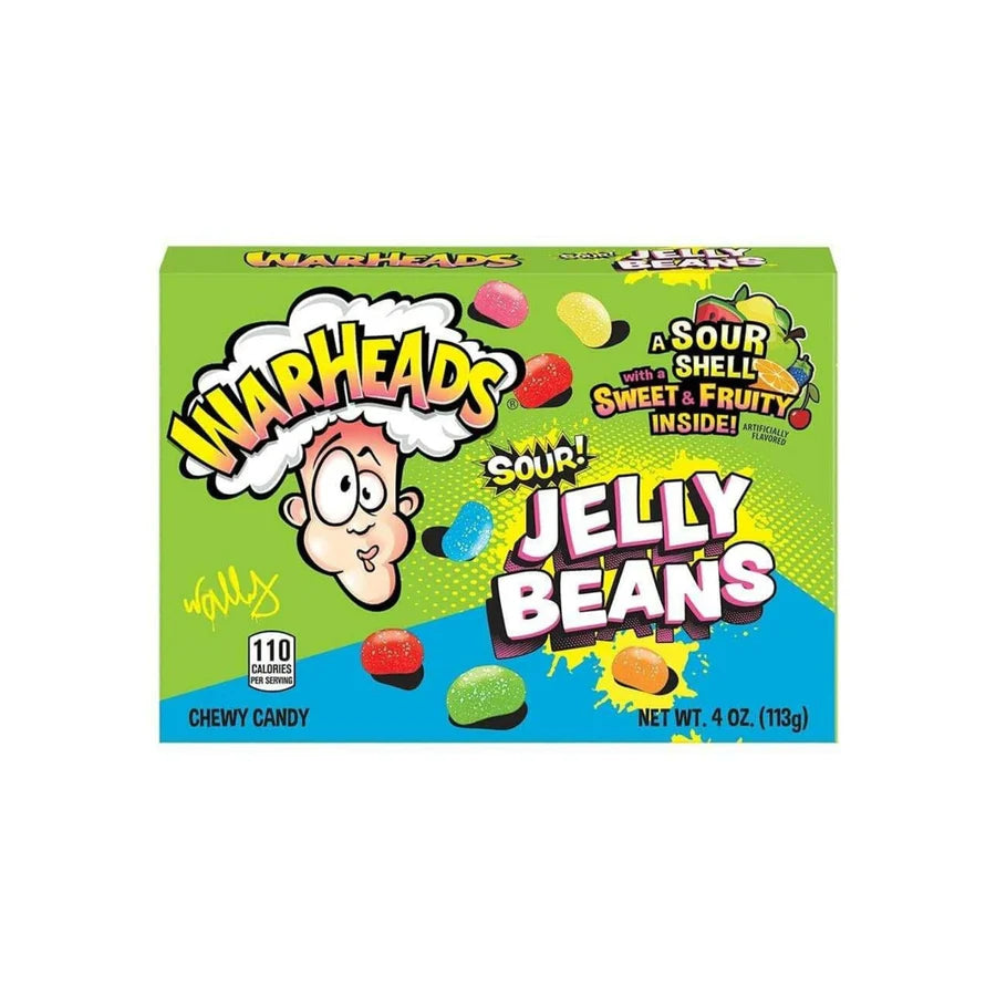 Warheads Sour Jelly Beans 113g