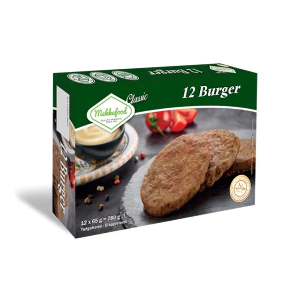 Mekkafood Burger 12pcs 1200g