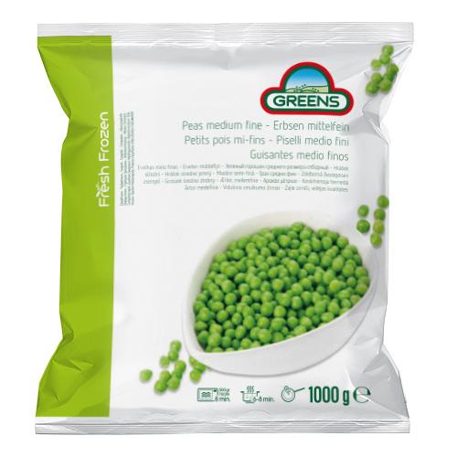 Greens Peas Medium 1000g