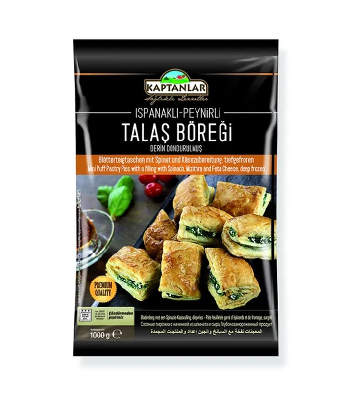 Kaptanlar Ispanakli Peynirli Talas Boregi 1000g