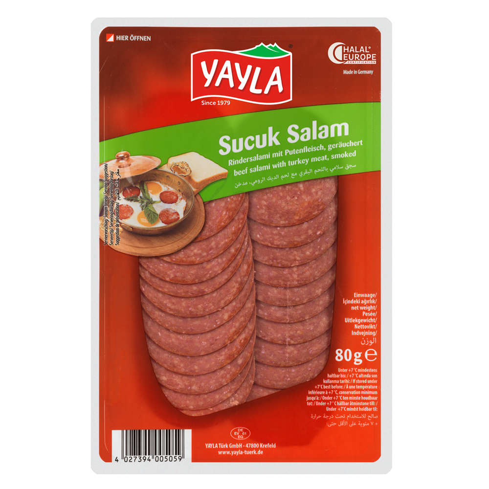 Yayla Beef salami 80g