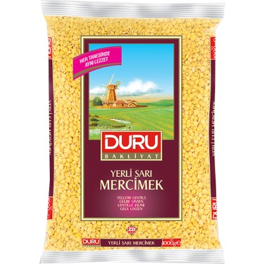 Duru Sarı Mercimek (Sarı Mercimek) 1kg